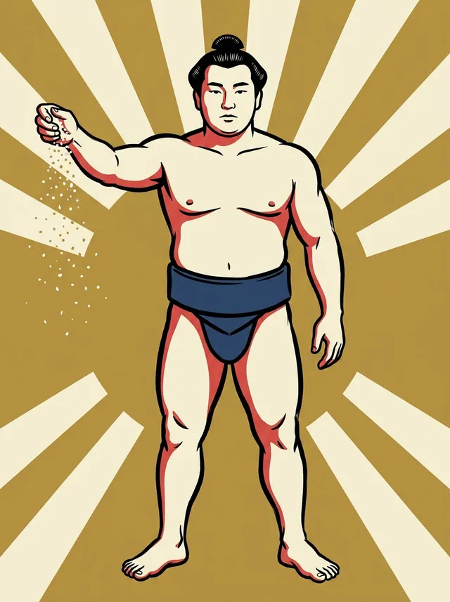 AI-generated illustration of a representative sumo wrestler. Not a photograph or a likeness of Furanshisu Manabu.